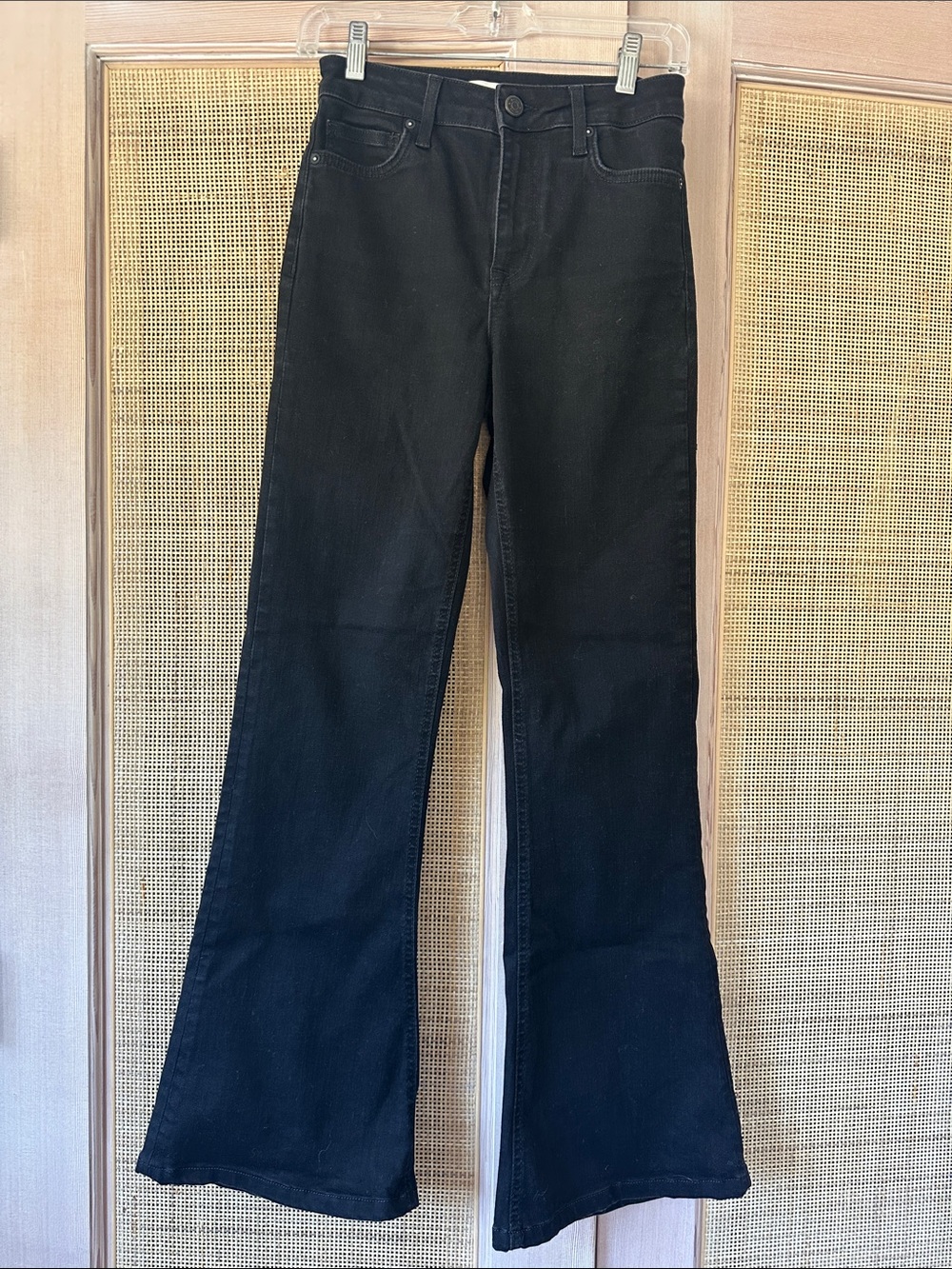 Reiss Black Flare Jeans for Women